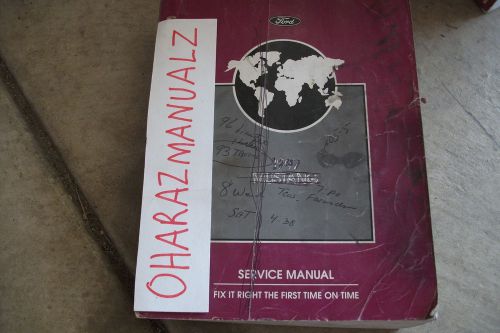 1997 ford mustang service manual oem