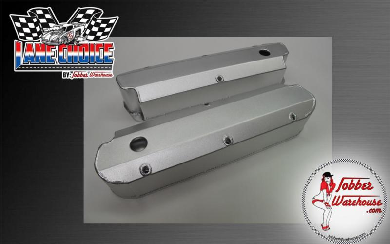 Lane choice ford 302/351w style cylinder heads aluminum valve cover silver