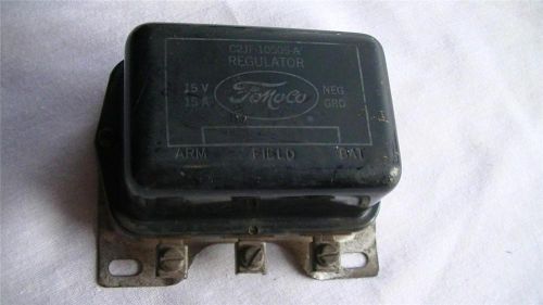 1958 - 62 thunderbird ford nos voltage regulator fomoco 15v 15a c2jf-10505-a