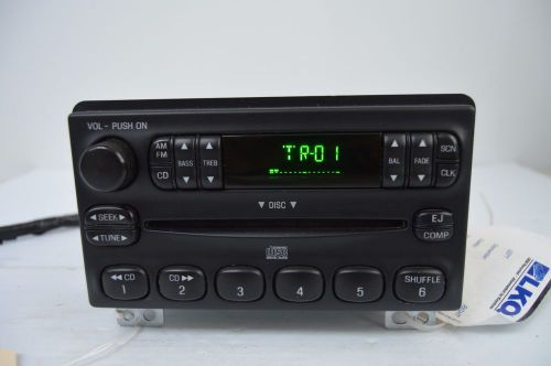 01 02 03 04 05 ford mercury radio cd player 3l2t-18c815  n tested i36#099