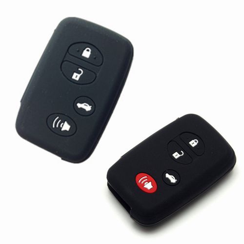 2pcs key cover keyless fob remote smart for toyota avalon rav4 corolla sequoia