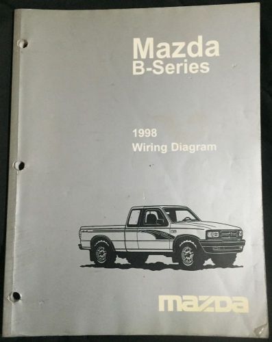 1998 mazda b-series truck factory oem wiring diagram manual 001
