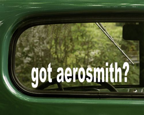 Aerosmith decal stickers (2) band music for car, truck, laptop