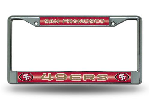 San francisco 49ers glitter chrome frame