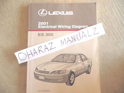 2001 lexus es300 electrical wiring diagram service manual oem