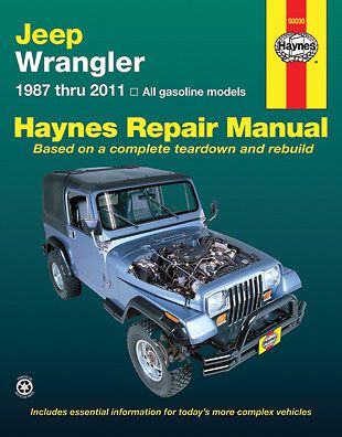 Haynes 50030 repair manual wrangler; english; paper format