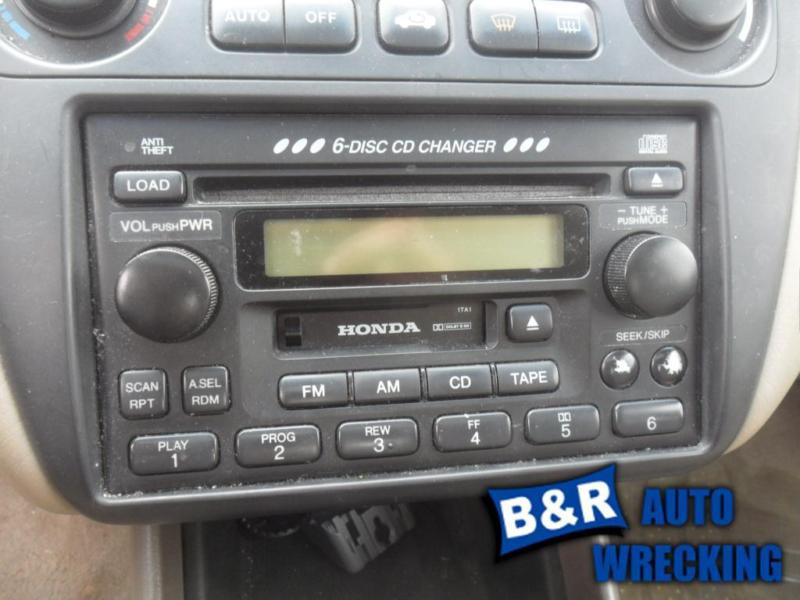 Radio/stereo for 01 02 honda accord ~ am-fm-6 cd-cass sdn 4 dr