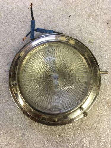 Marine boat car rv stainless steel dome cabin light