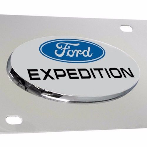 Ford expedition logo chrome metal 3d emblem license plate - officially licensed