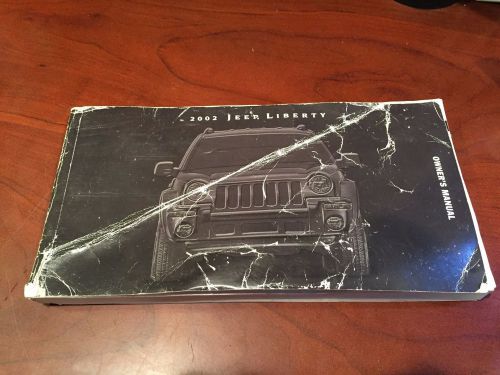 2002 jeep owners manual - factory original