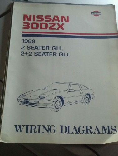 1989 nissan 300 zx 300zx factory wiring diagrams manual