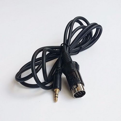 Car 3.5mm jack audio cable aux input adaptor for kenwood radio 13pin plug