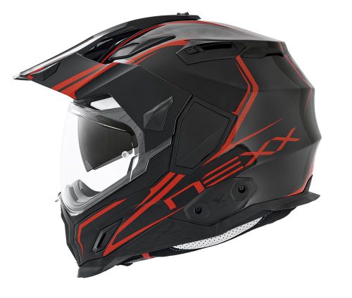 Nexx xd1 voyager black red helmet size medium