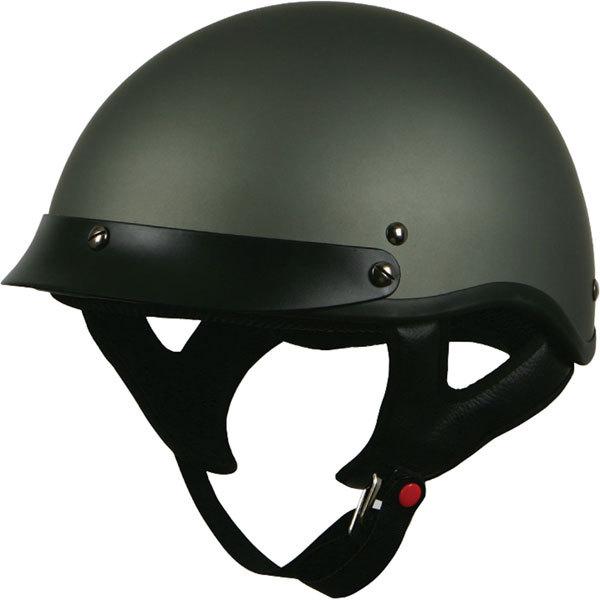 Flat titanium s torc black hills t-53 half helmet