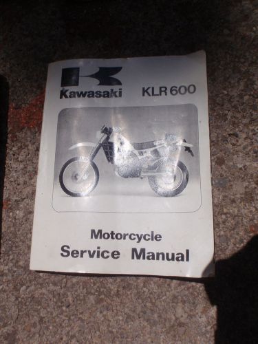 Klr600 service manual kawasaki factory klr 600