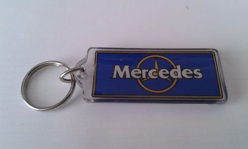 Very beautiful unused mercedes key holder approx. 2 1/2&#034; x 1 1/8&#034;