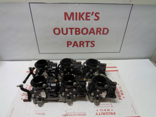 Omc 439188 - 439189 200 hp looper carb set of six carbs @@@check this out@@@