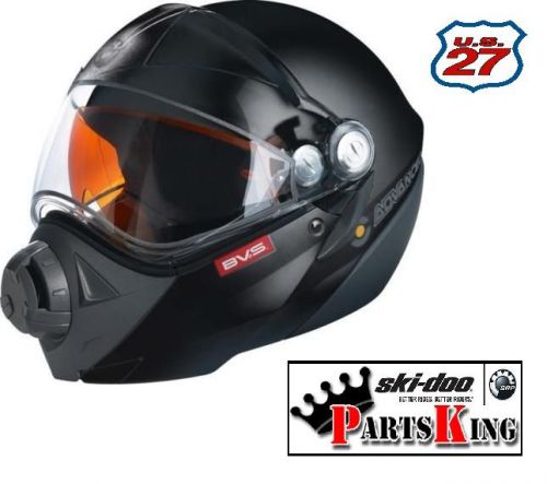 New oem ski-doo bv2s snowmobile helmet for sale | xl | black | 4474681290