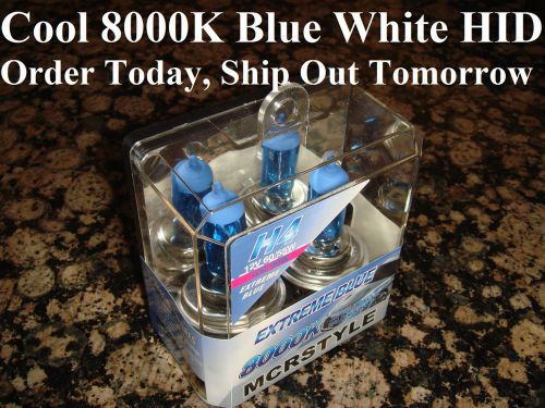 H4 blue suzuki gsxr 600-750 2004 2005 8000k blue xenon hid light bulbs