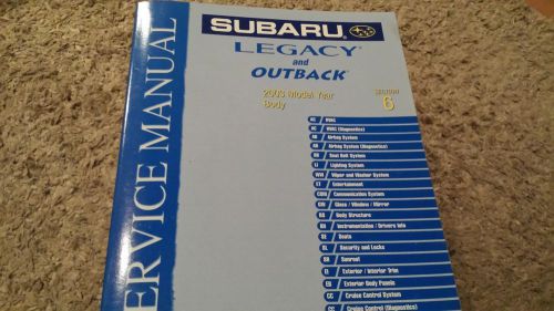 2003 subaru legacy and outback body sec 6 service repair manual
