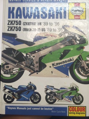Kawasaki zx750 manual hard back haynes service and repair manual