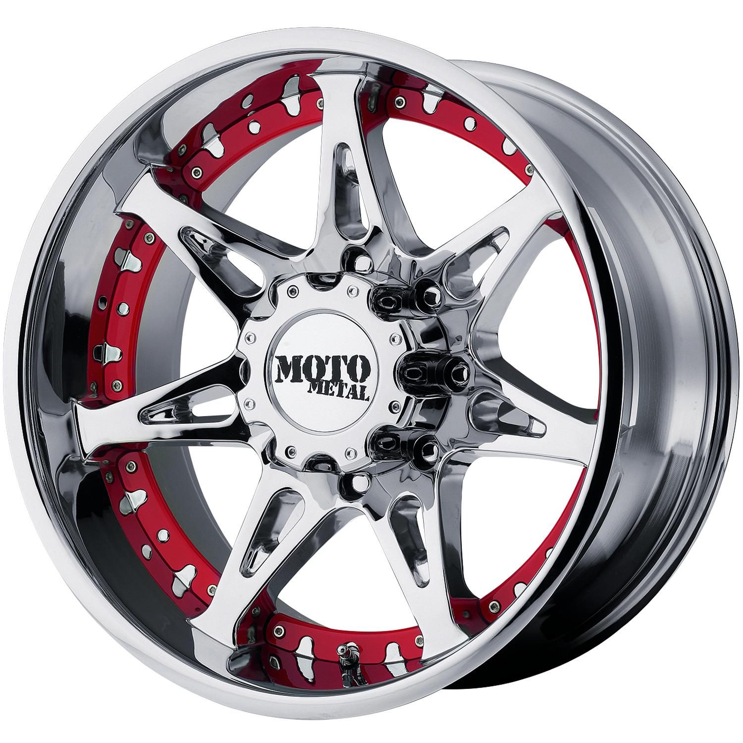 20x10 chrome moto metal mo961 8x170 -24 wheels nitto trail grappler 295/60/20