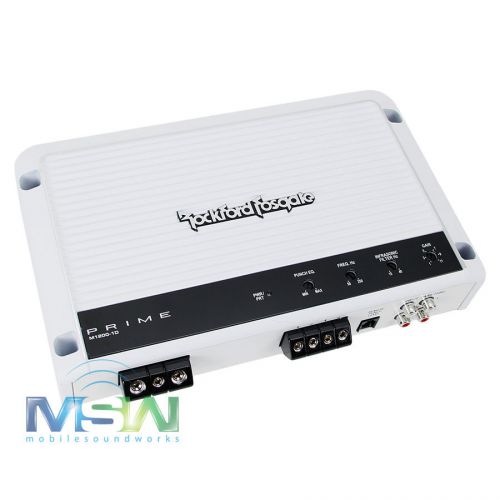 Rockford fosgate m1200-1d 1200w monoblock class-d marine amplifier amp m12001d