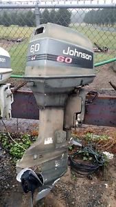 1993 johnson 60hp remote motor- runnning