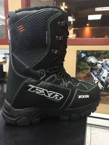 Fxr x cross boots black size mens 8 womans 10