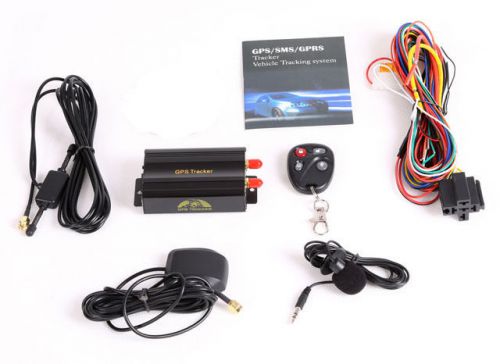 Gps/gsm/gprs vehicle car tracker system tk103b + remote conctrol coban tracker