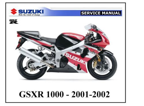 Suzuki gsx r1000 workshop service repair manual 2001 2002