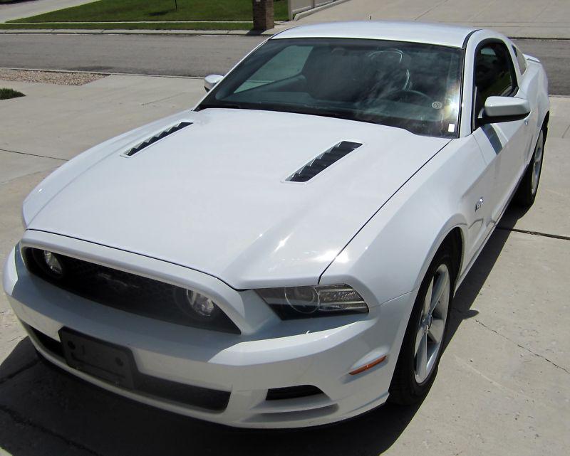 2013-2014 mustang hood vent decals inserts 