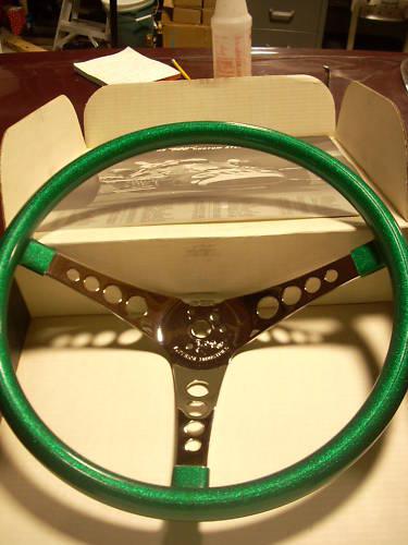 Nos vintage superior metalflake steering wheel with box