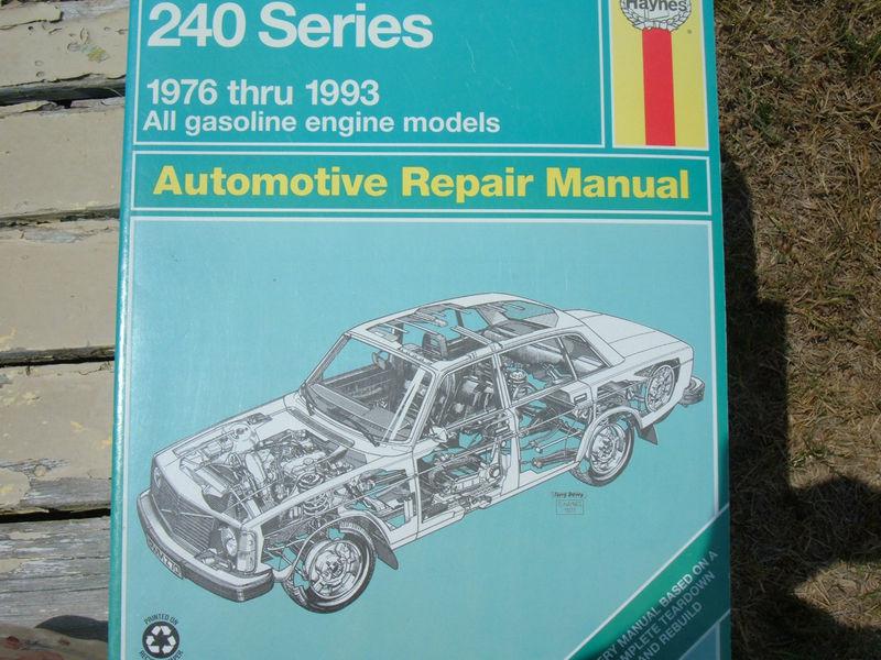 Haynes volvo 240 series manual 1976-1993 u.s.