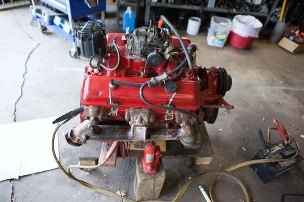 Chevy chevrolet 325 350hp hp 4 bolt engine motor with low hours corvette