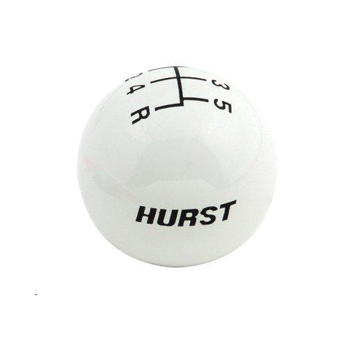 Hurst logo classic round white 5-speed shift knob