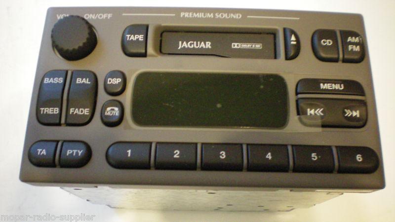 New!00-03 jaguar s-type factory/oem premium sound cassette player radio stereo