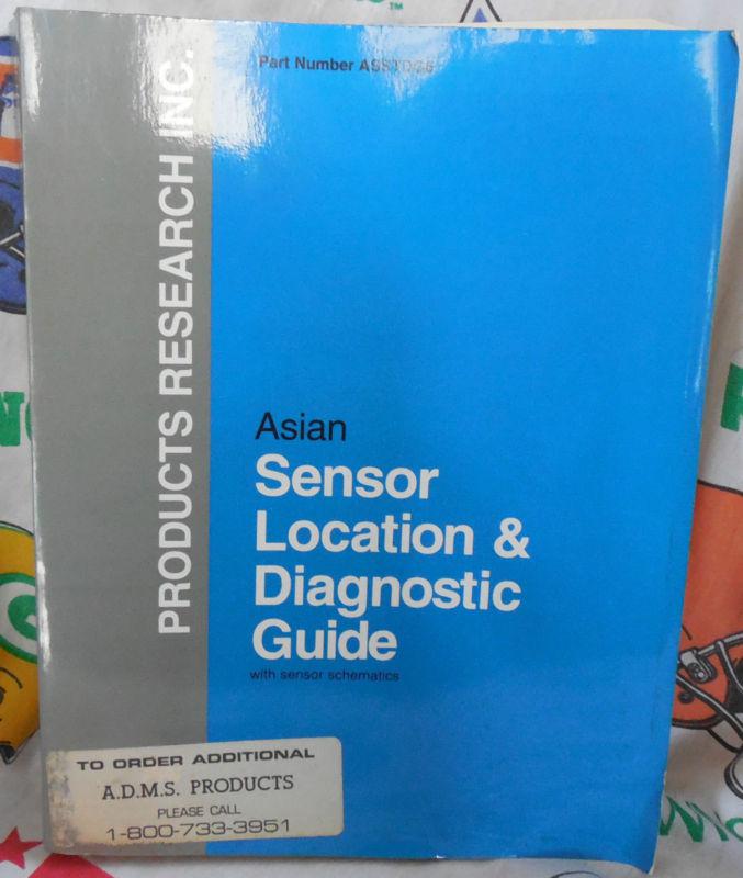 Domestic,ford,chevy,chrysler,sensor,location,&,diagnostic,guide,manual,book 