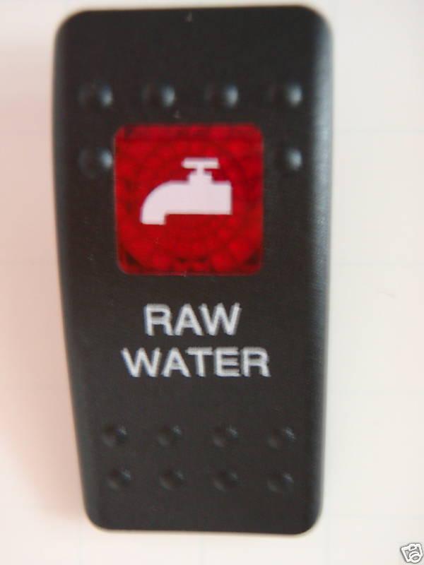 Raw water pump switch vidi on/off lited carling contura