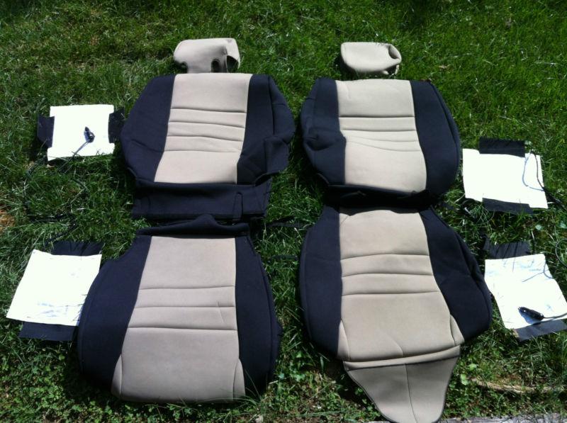 Wet okole heated neoprene seat covers for 2007 and newer toyota tundra