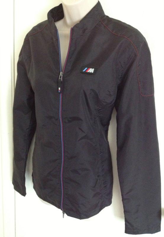Women's bmw m logo riders jacket sz med nwt retail $160 water/wind proof