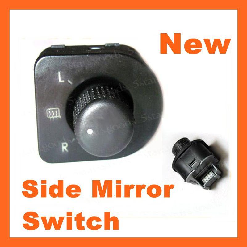 Vw 1998-2004 golf side mirror adjustment switch knob with heating heat control