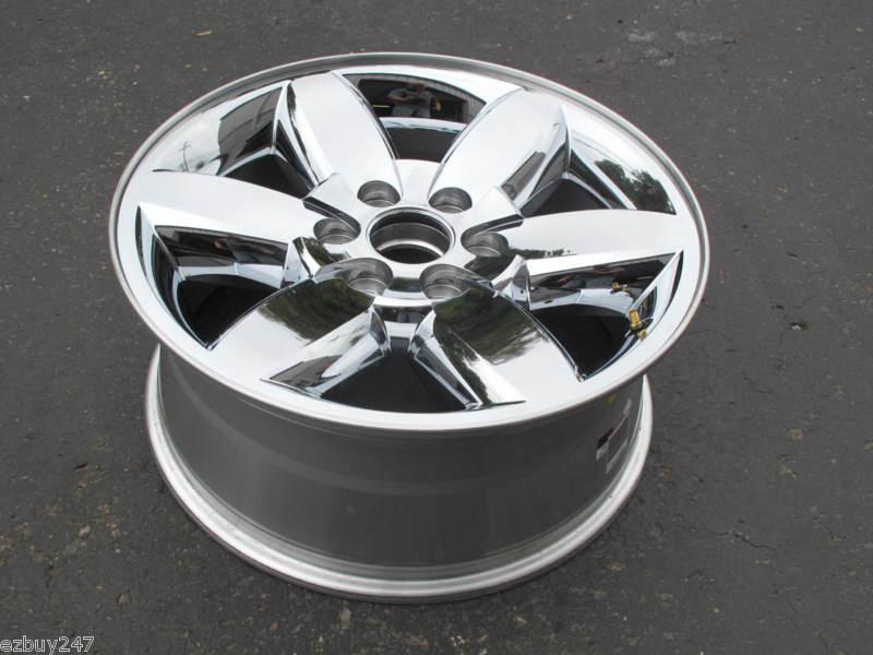 20" gmc yukon sierra chevrolet factory original chrome clad wheel rim 5420 1001