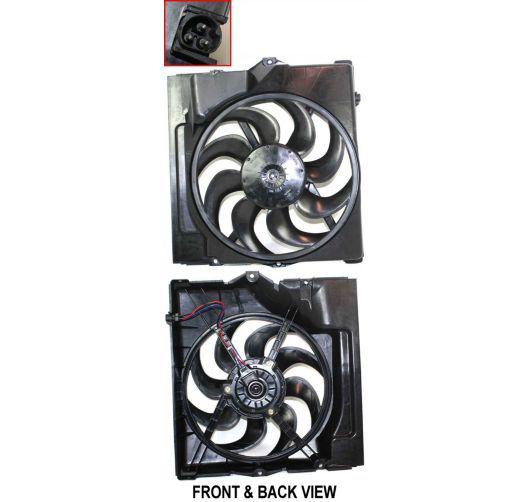 Ac a/c condenser cooling suction fan 8 blade for bmw 318i 320i 323i 325i 328i m3