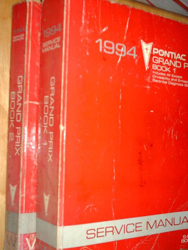 1994 pontiac grand prix shop manual set original books!