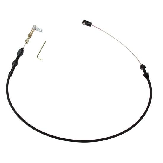 New lokar xtc-1000ht midnight black universal 24" hi-tech gas/throttle cable