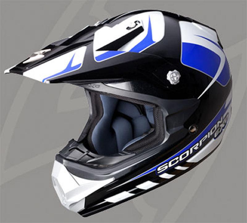Scorpion vx-24 vortech off-road helmet - blue - xs