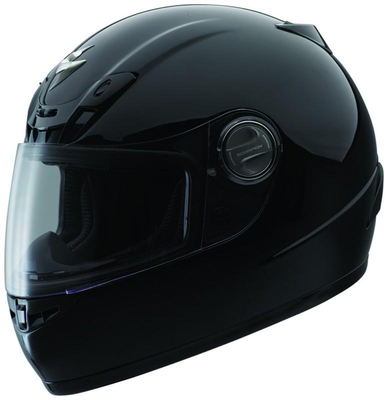 Scorpion exo-400 street helmet - solid black - md