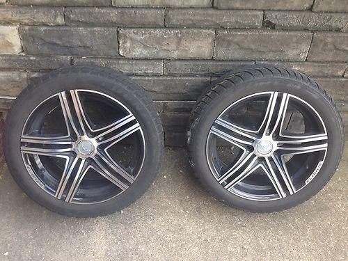 2 elbrus 17" wheels and tires