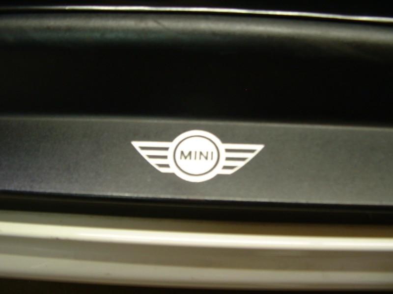 (2) door step decal sticker badge accent "mini cooper logo"